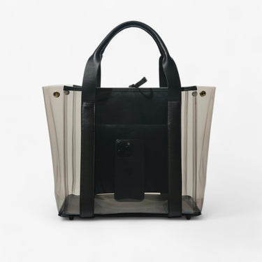 トートバッグ VIC MATIE' HEAVY SHOPPING BAG Vic Matie Leather Tote Bag | Grey | FARFETCH GR
